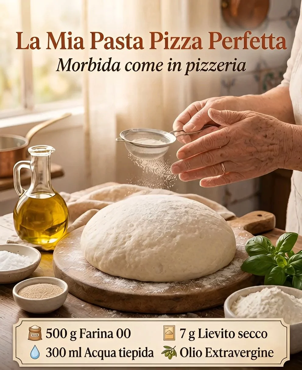 Impasto per Pizza Fatta in Casa: La Ricetta Semplice per una Pizza Morbida Dentro e Croccante Fuori