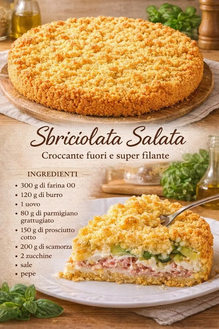 Sbriciolata Salata: Ricetta Facile e Sfiziosa 🥧🧀