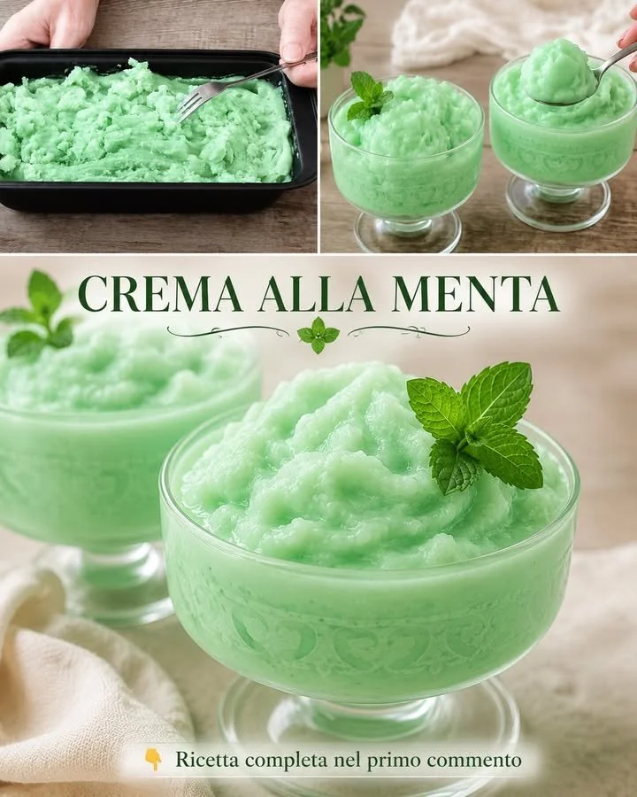 Sorbetto al gusto di menta: ricetta facile