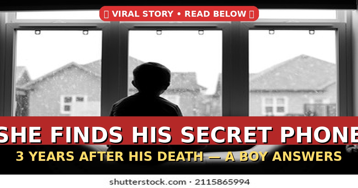 She Dials His Secret Number — A Boy Answers